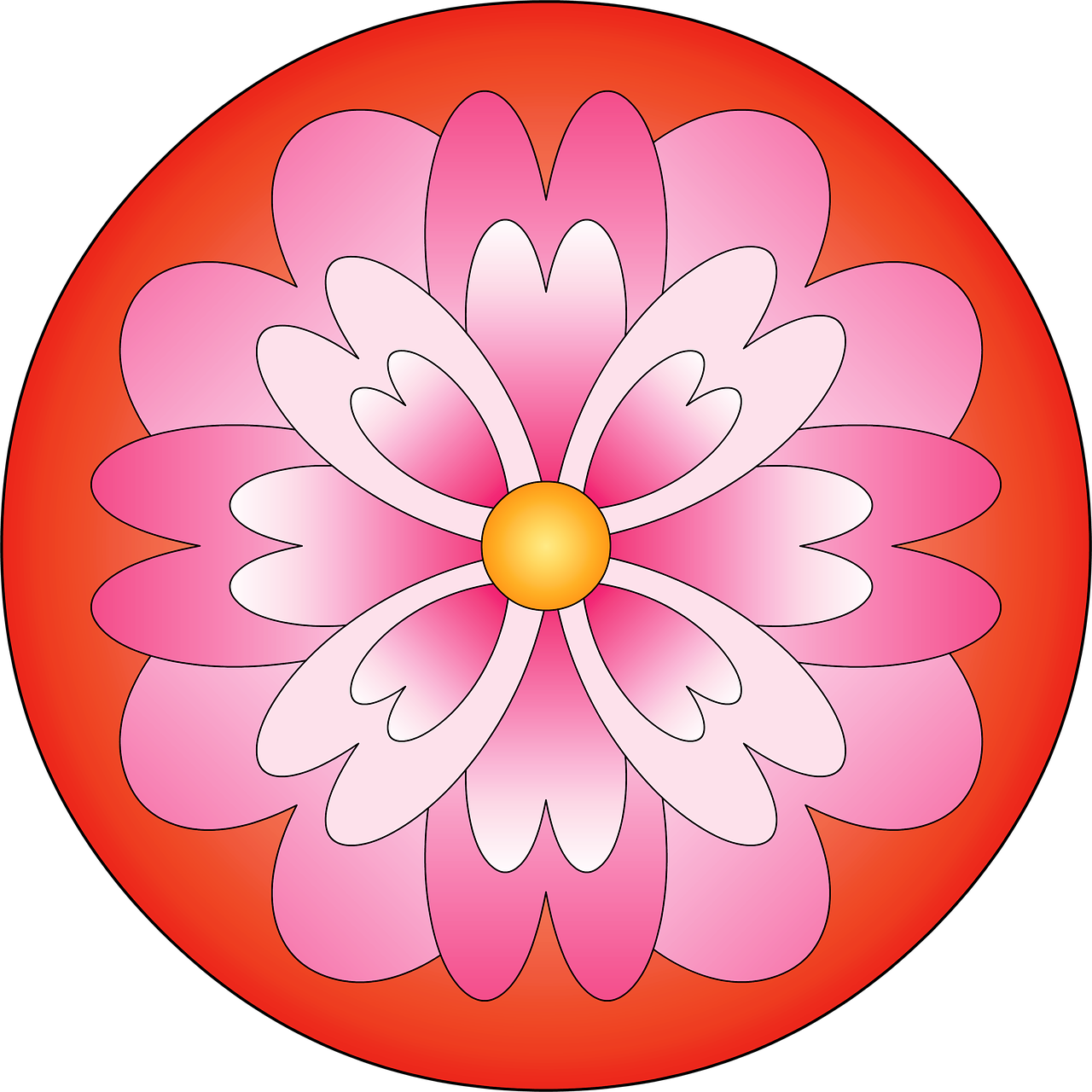 mandala flower flowers free photo