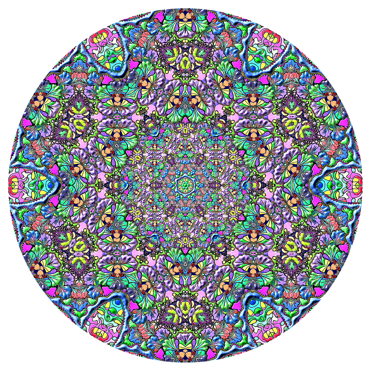 mandala tile background image free photo