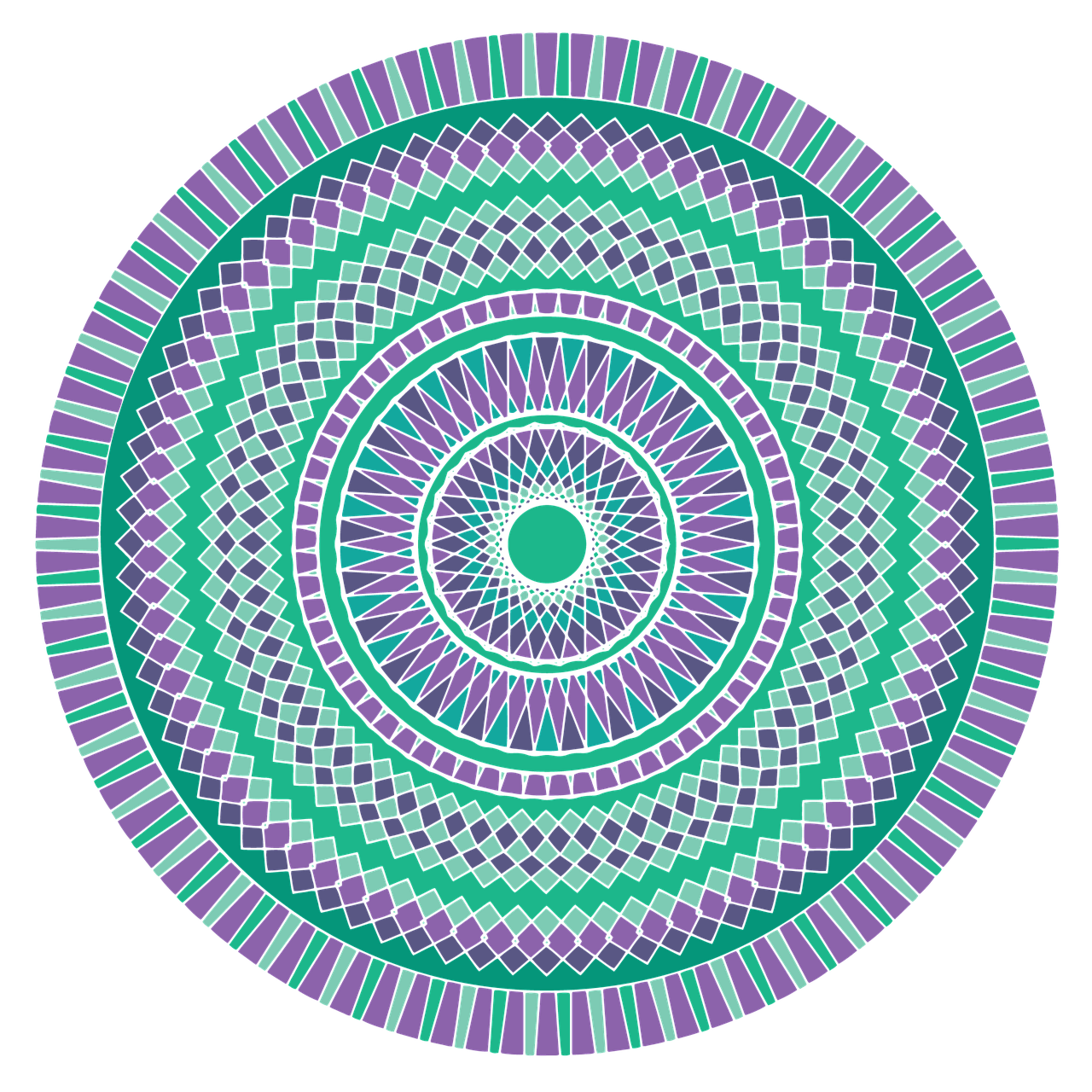 mandala swirl geometric free photo