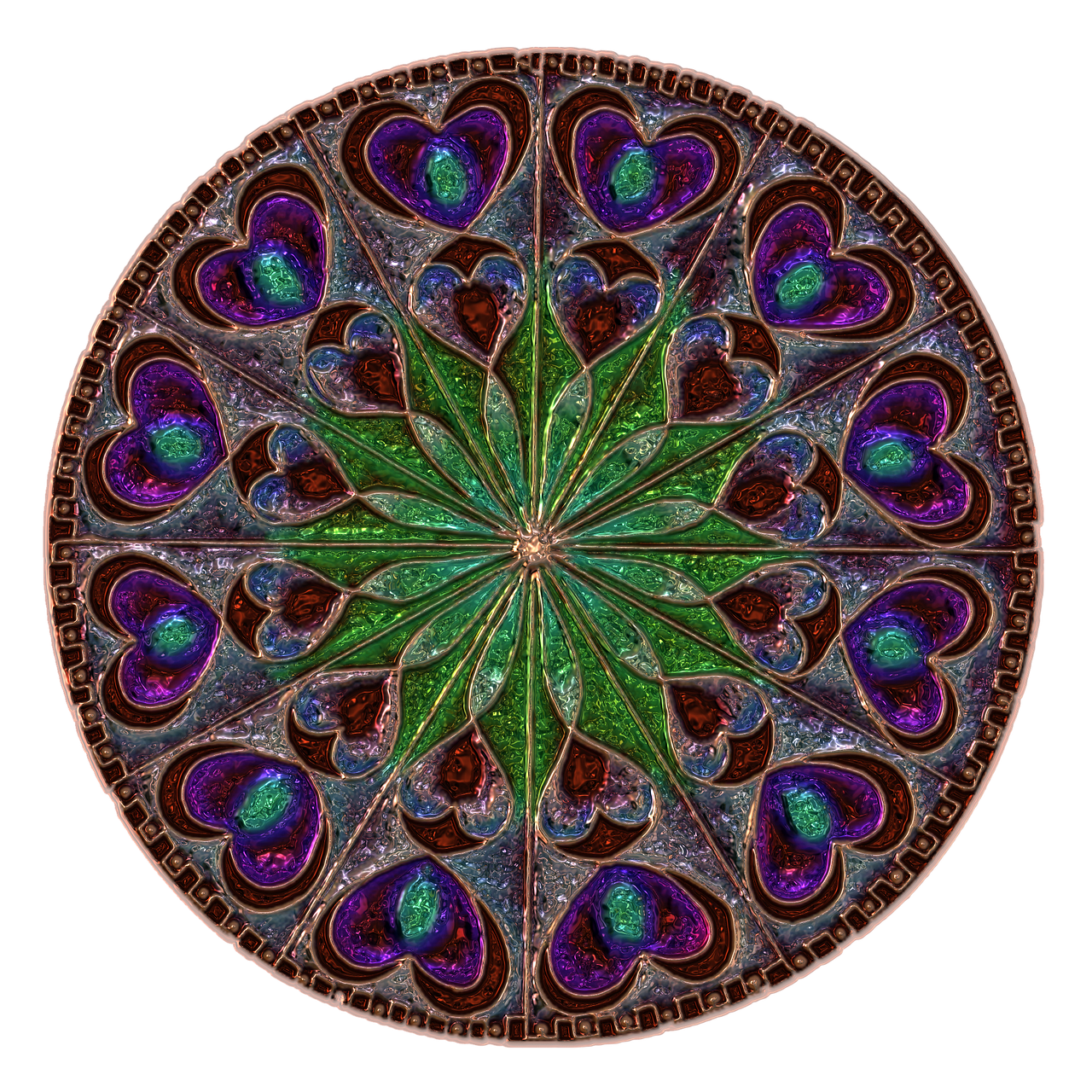 mandala metallizer art free photo