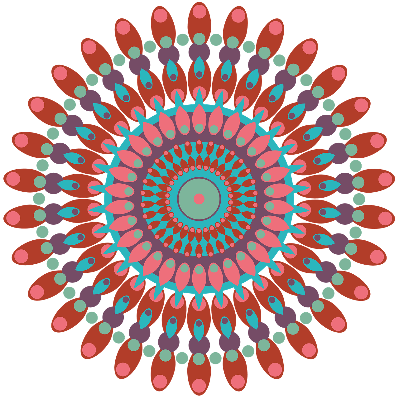 mandala geometric pattern free photo