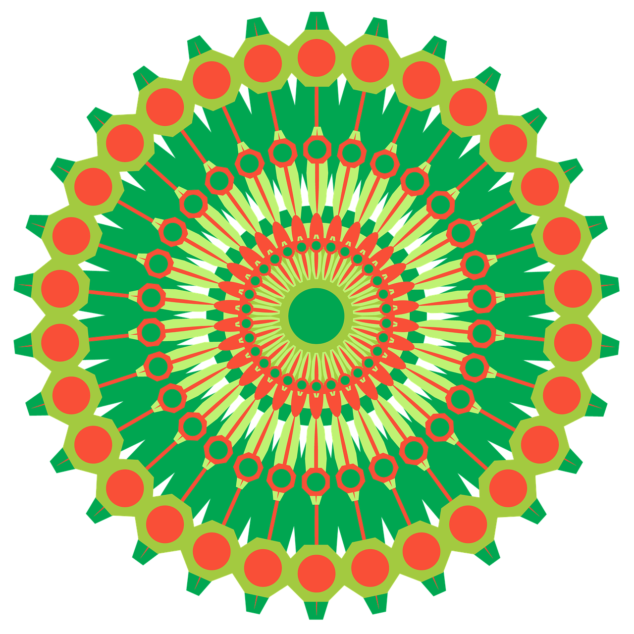 mandala geometric pattern free photo