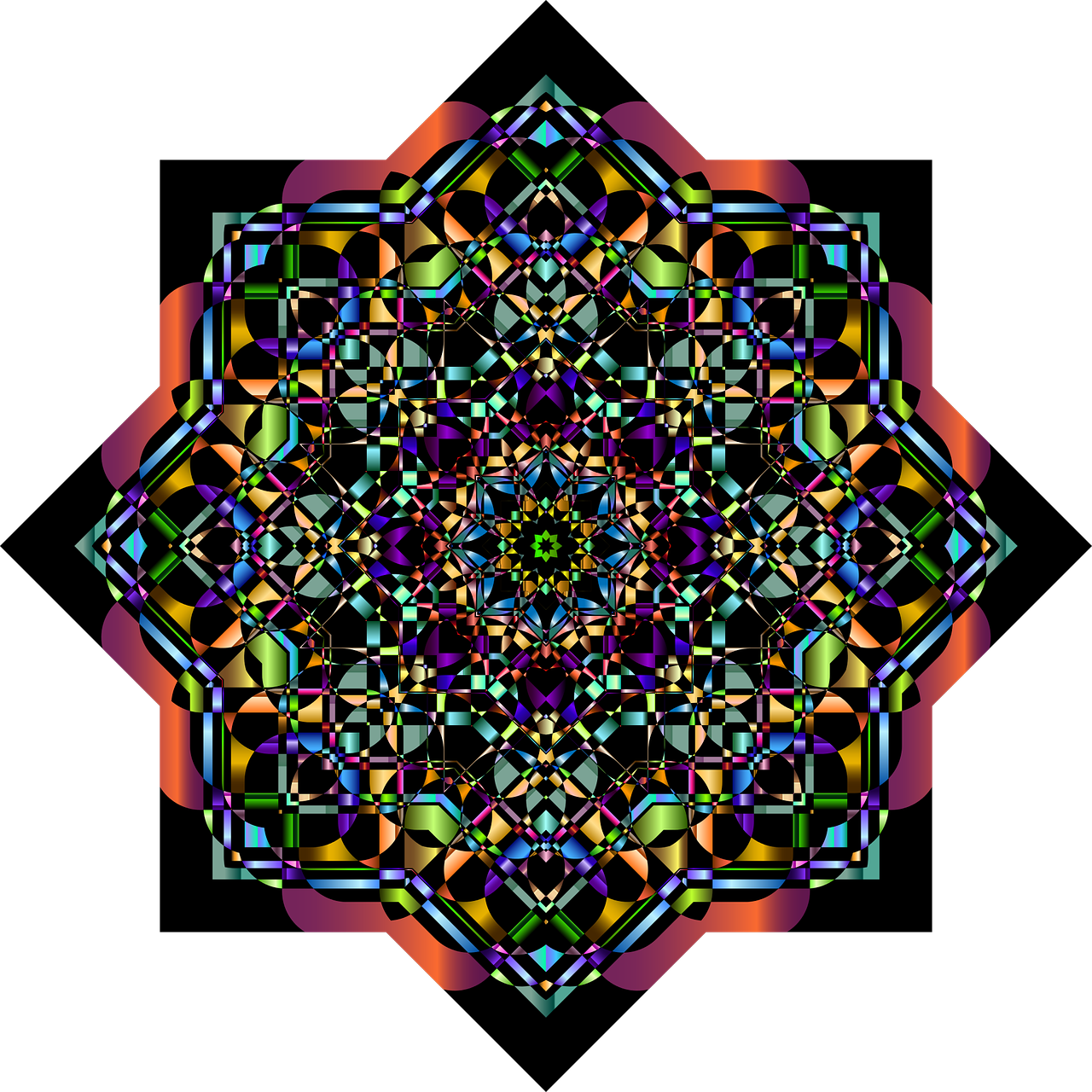 mandala abstract geometric free photo