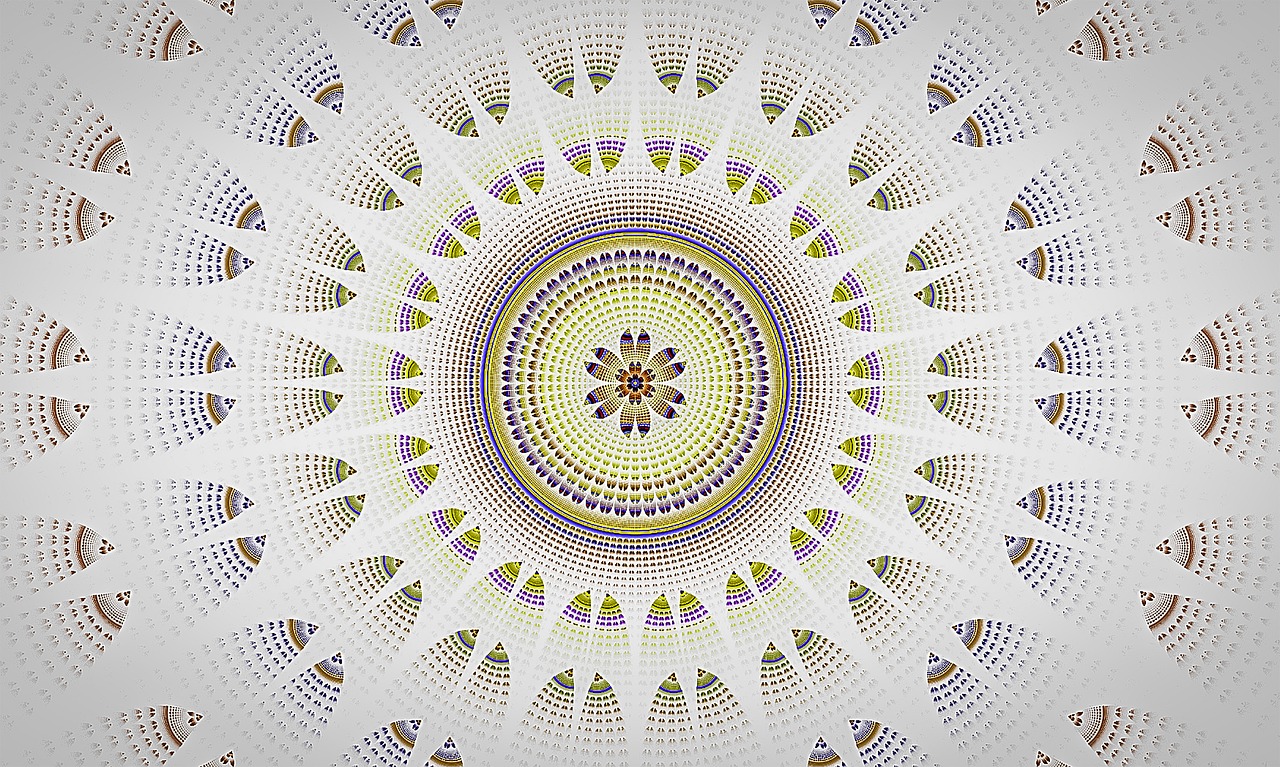 mandala fractal decorative free photo