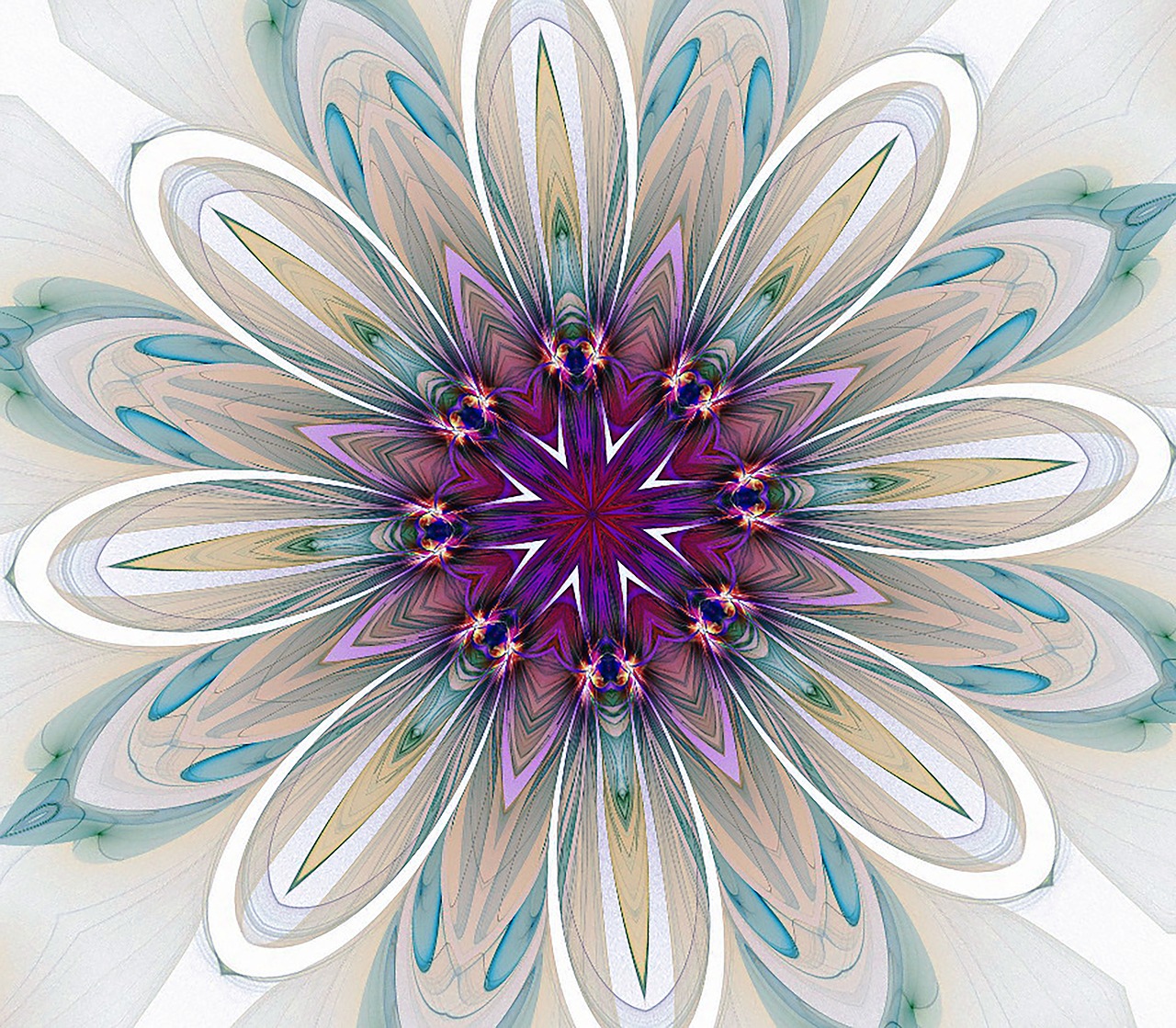 mandala kaleidoscope ornament free photo