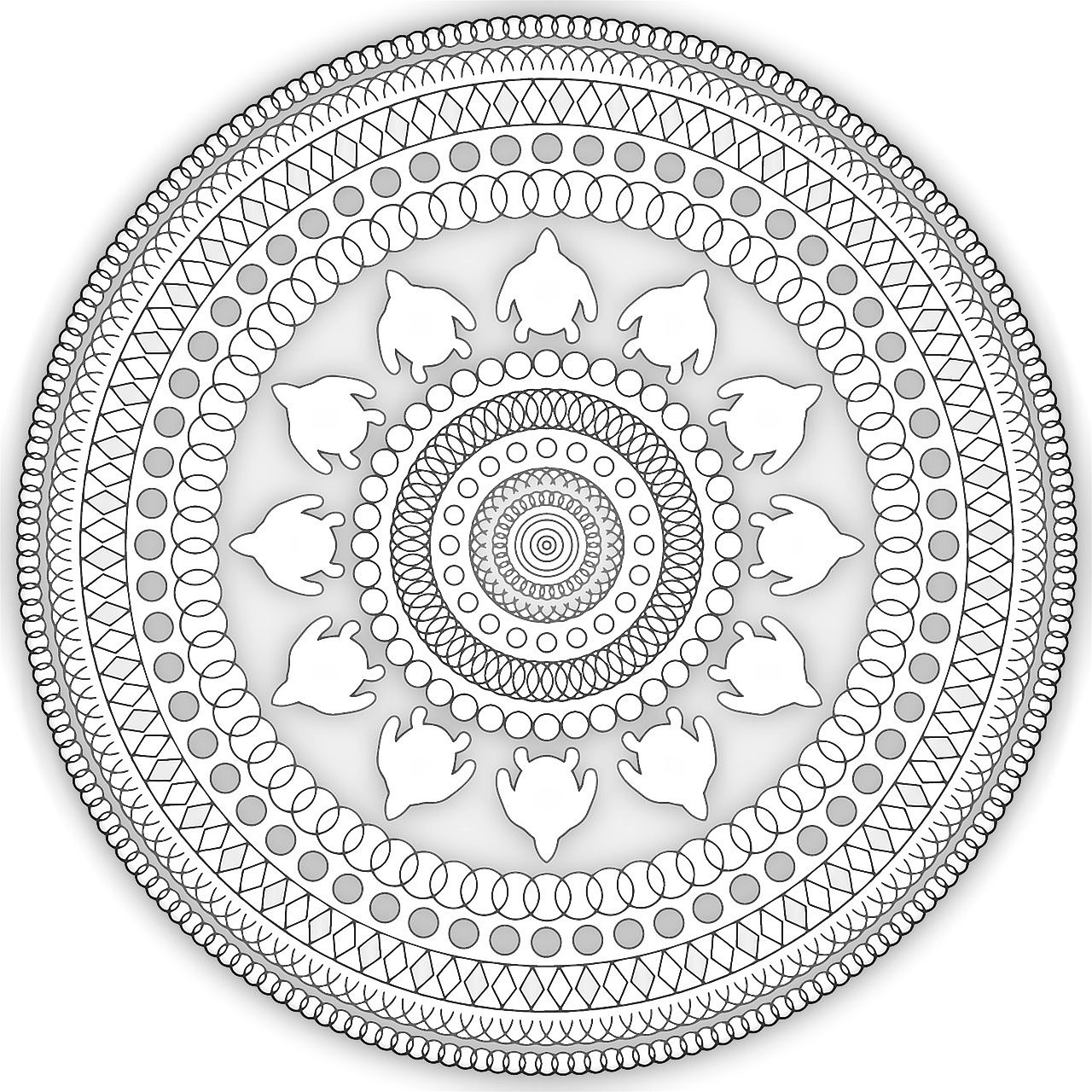 mandala pattern ethnic free photo