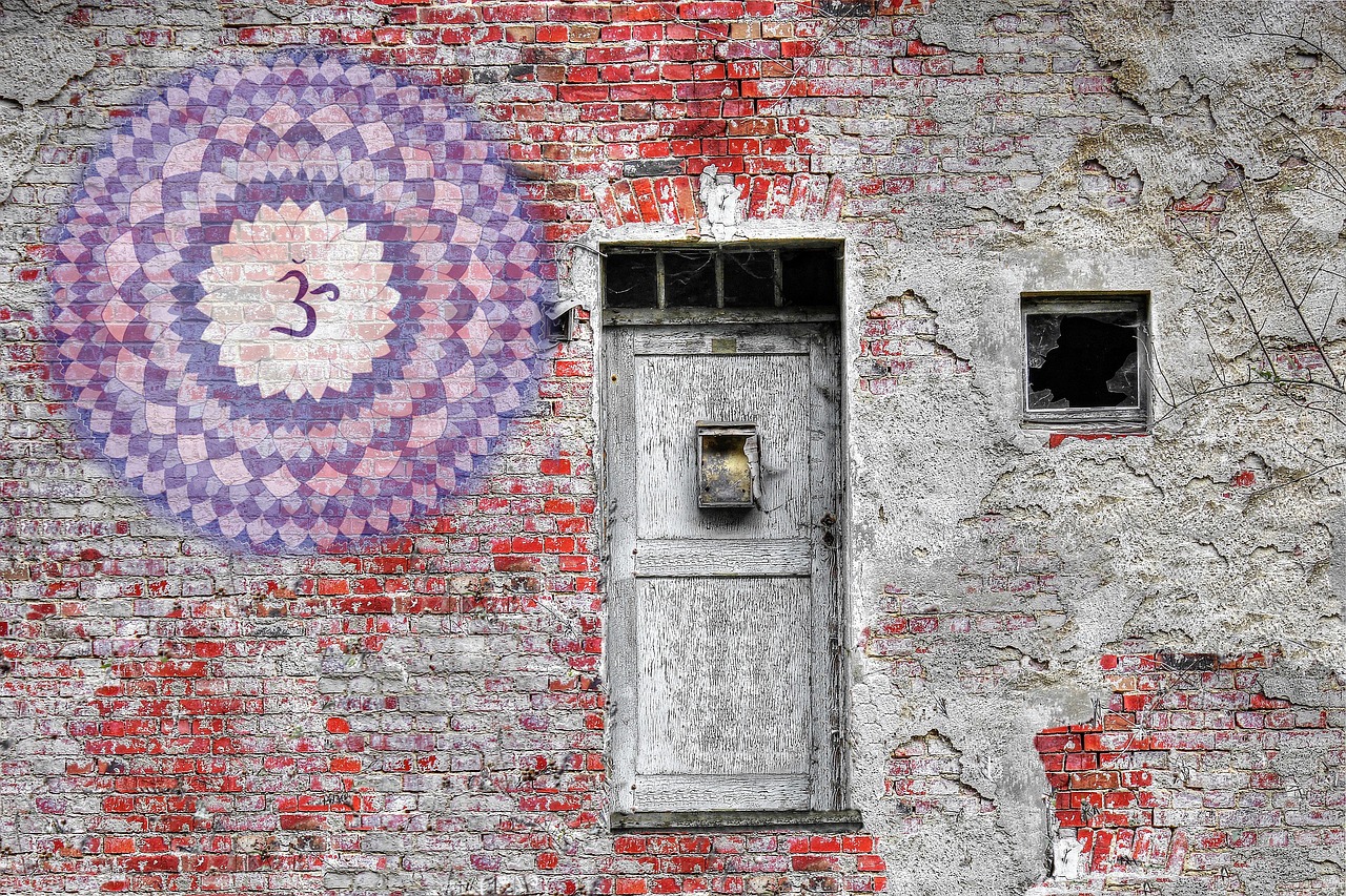 mandala chakra brick free photo