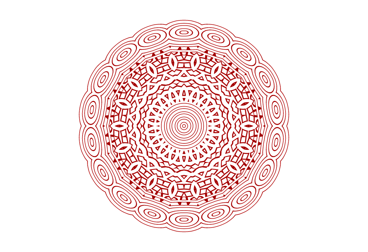 mandala pattern round free photo