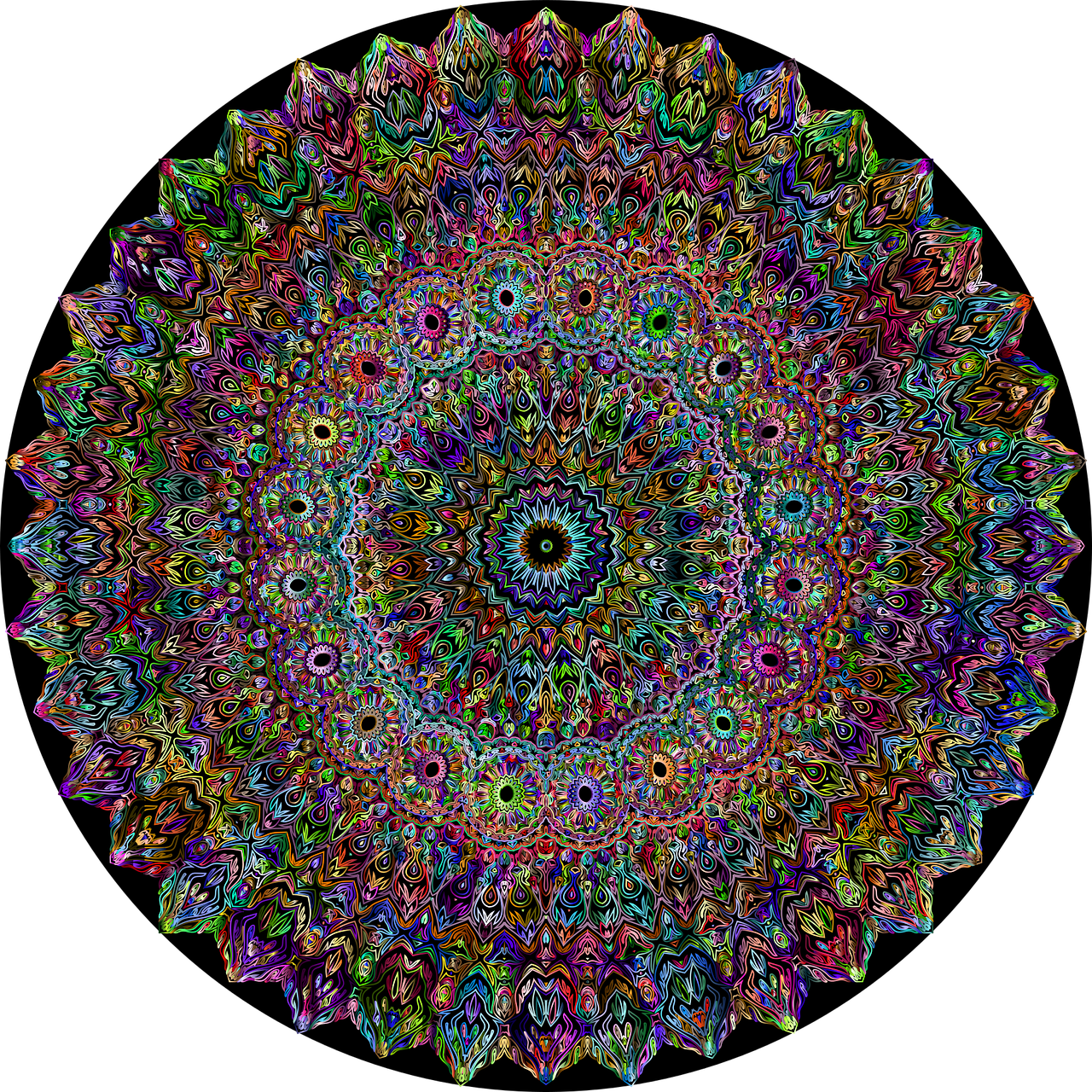 mandala  abstract  geometric free photo