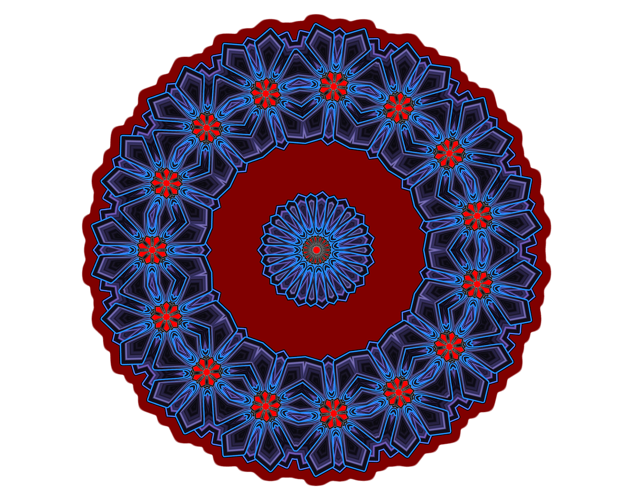 mandala  pattern  round free photo