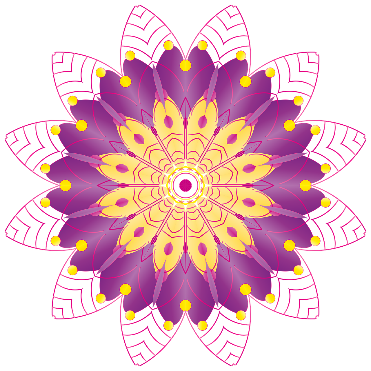 mandala stained  flower  drawing free photo