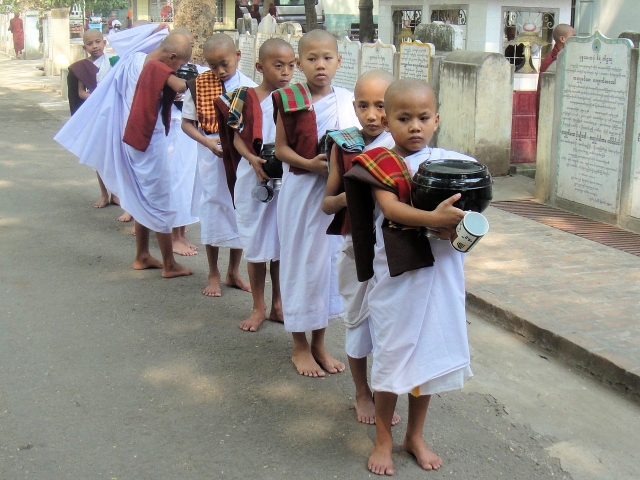 mandalay myanmar monks free photo