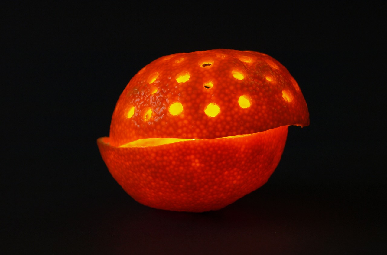 mandarin candle clementines free photo