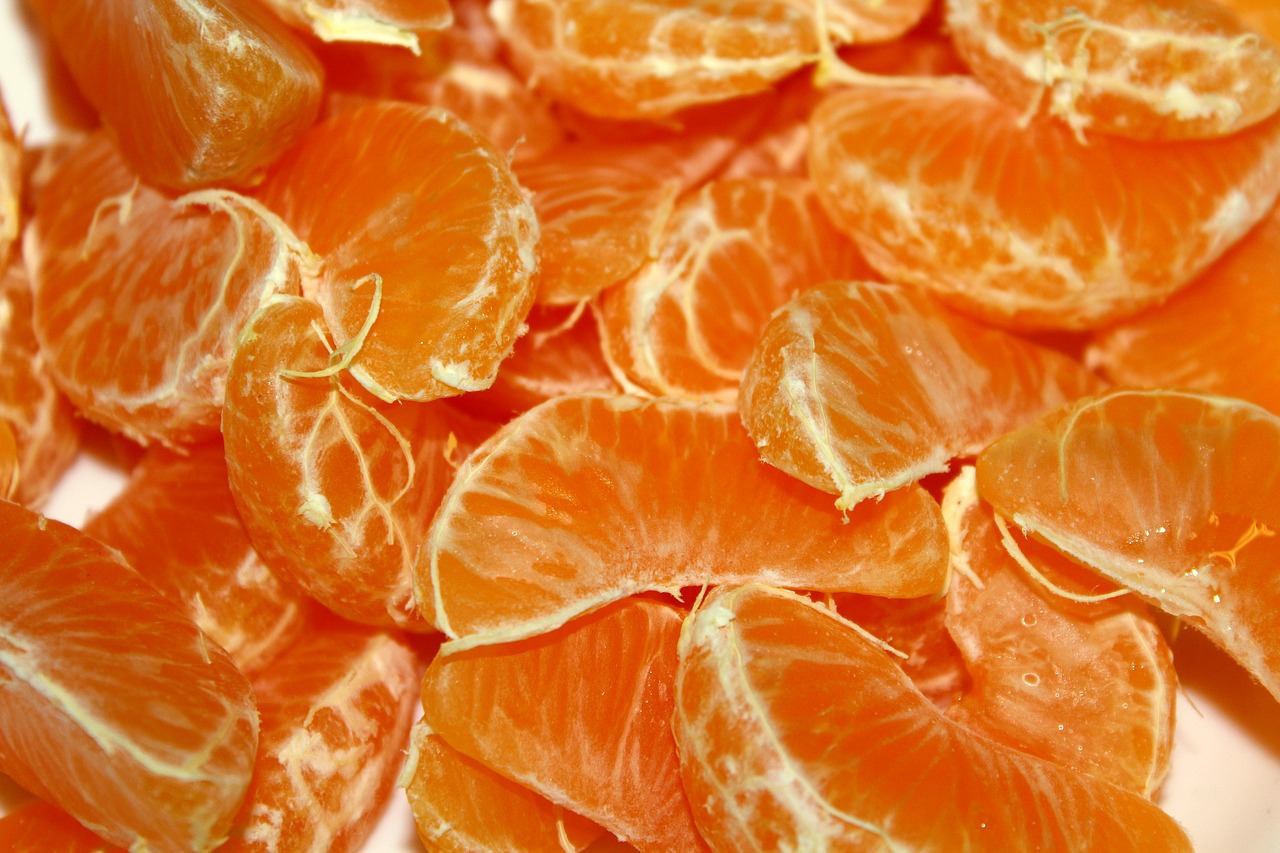 mandarins  fruit  particles free photo