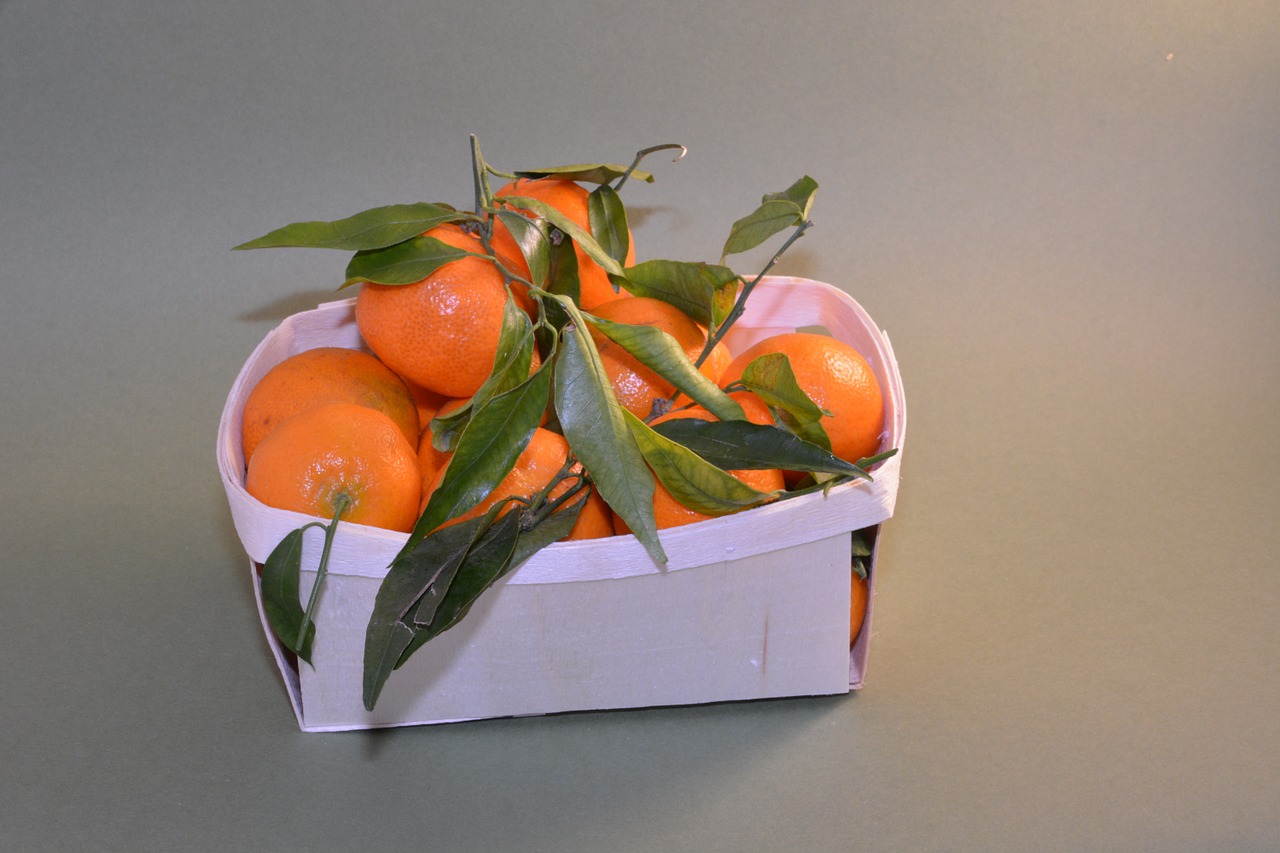 mandarins fruit basket fruit free photo