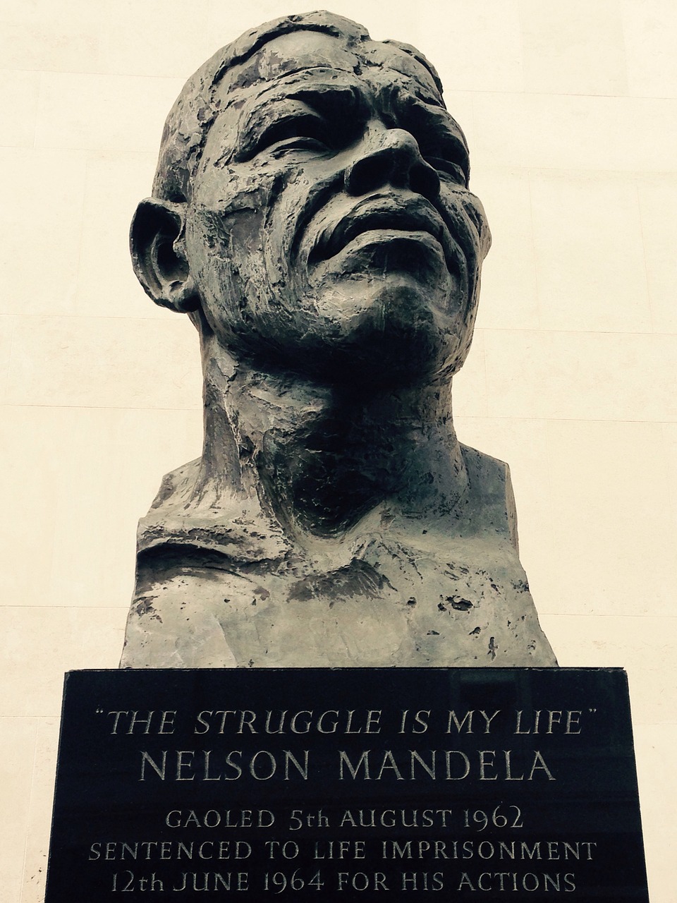 mandela saying monument free photo