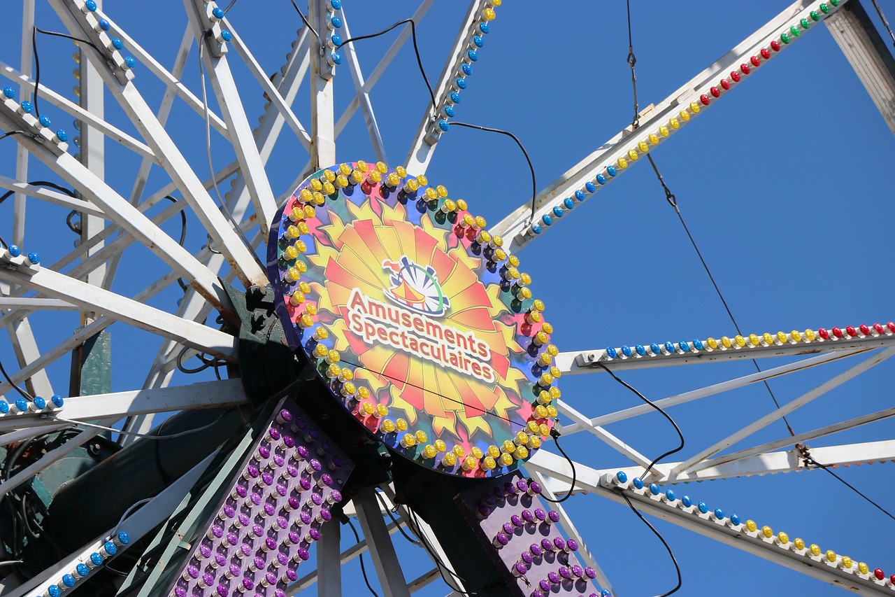 manege fair ferris wheel free photo