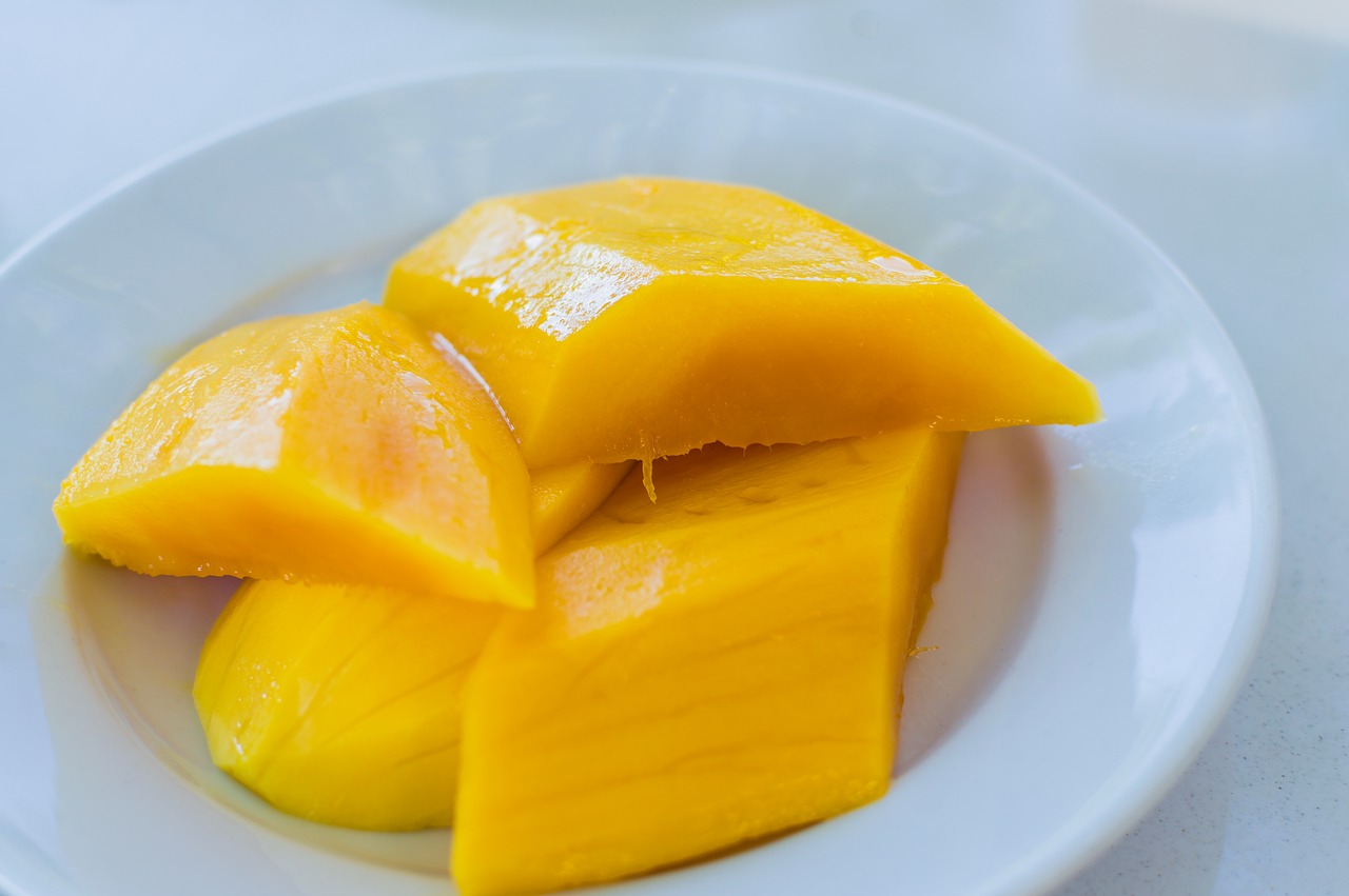 mango fruit background free photo