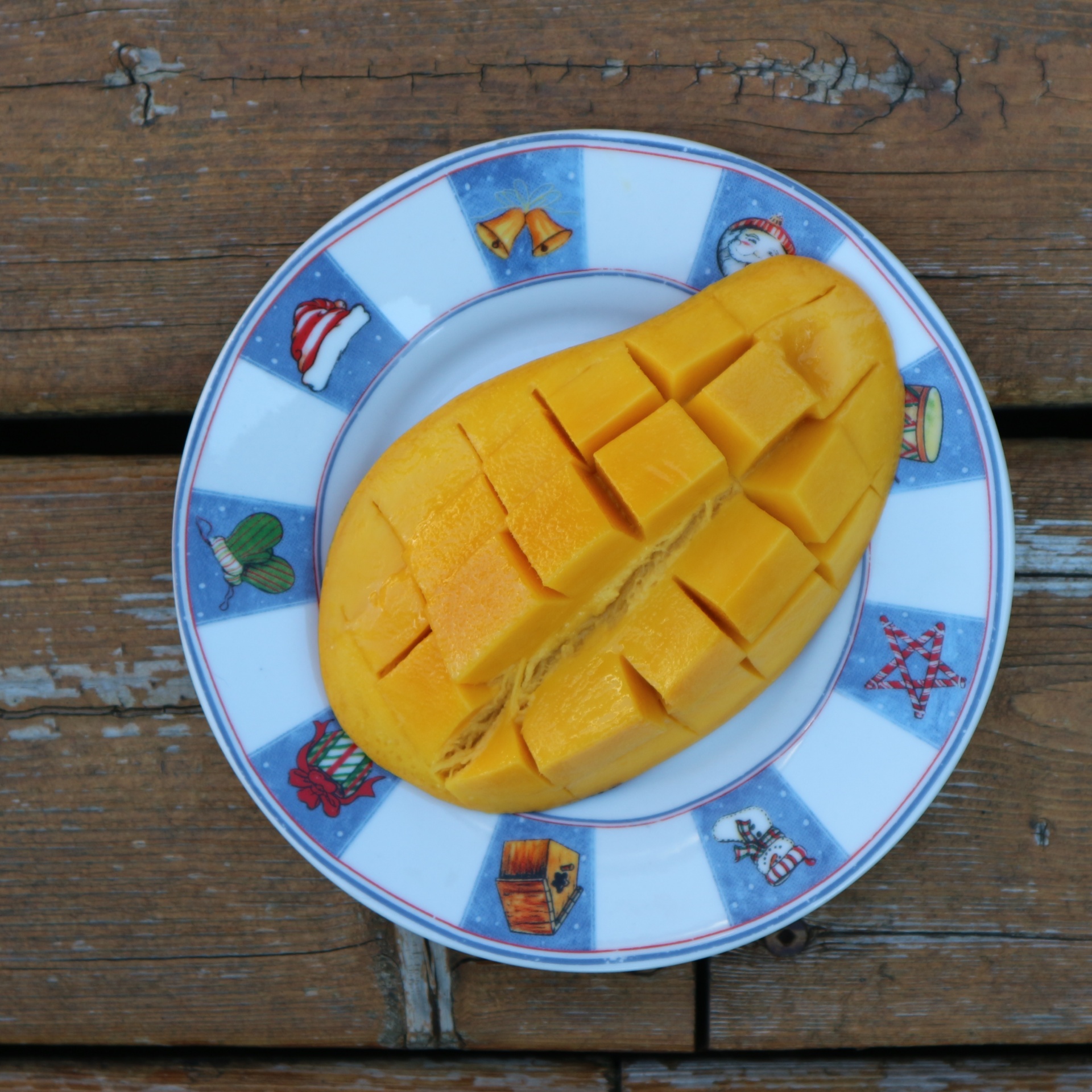 mango fruit cut free photo
