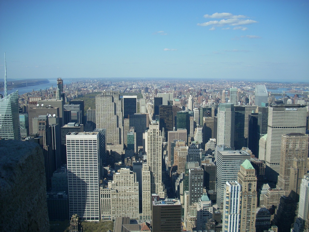 manhattan new york city skyline free photo