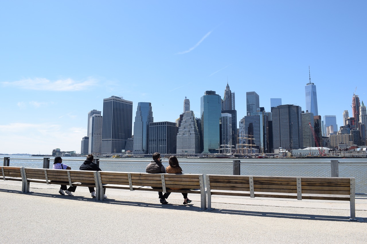 manhattan east river brooklyn free photo