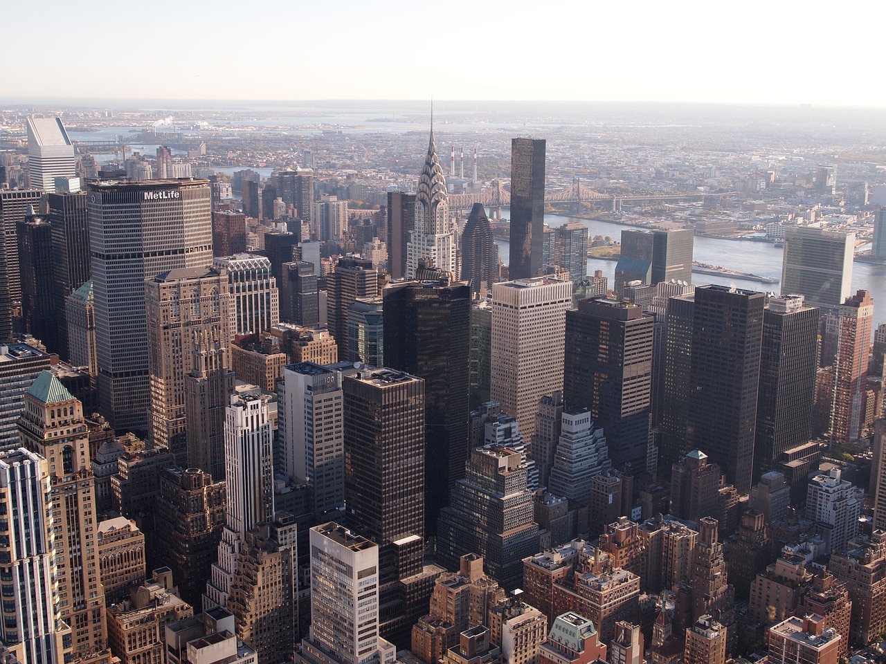 manhattan  city  skyline free photo