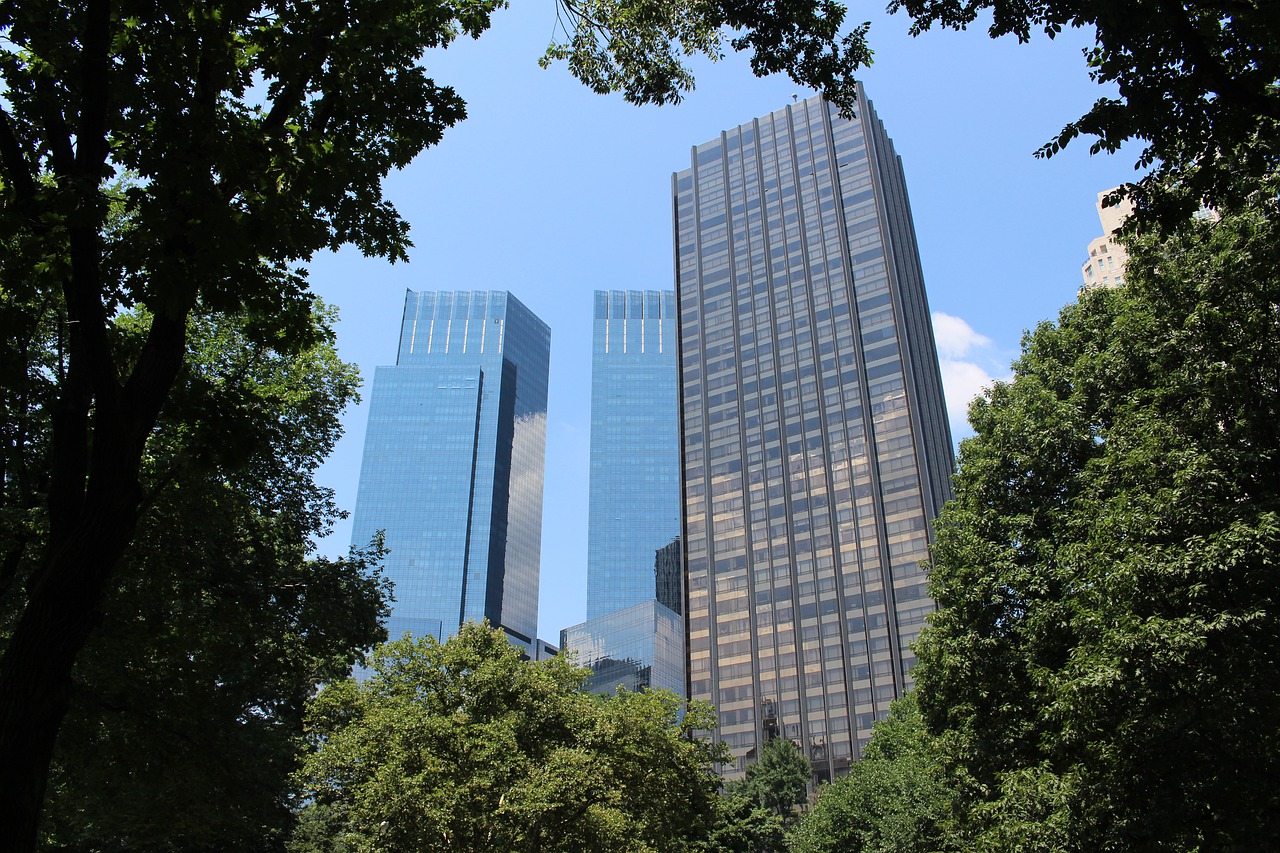 manhattan  skyscraper  buildings free photo