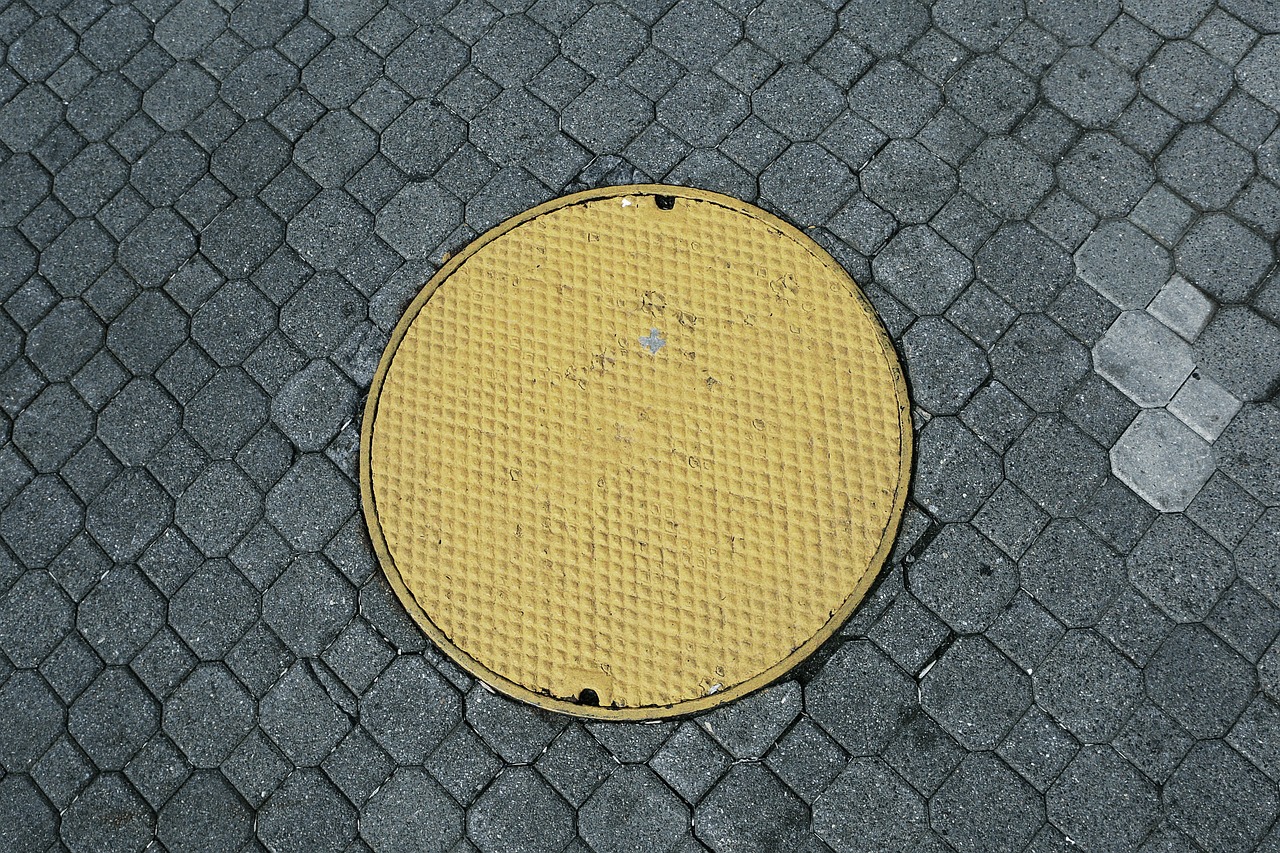manhole cover sewer free photo
