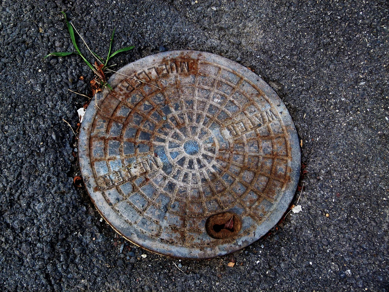 manhole cover manhole street free photo