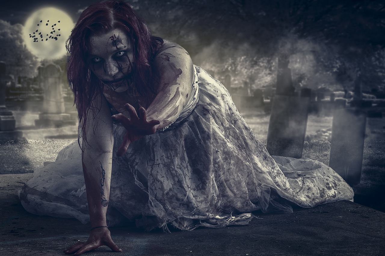 manipulation  witch  zombie free photo