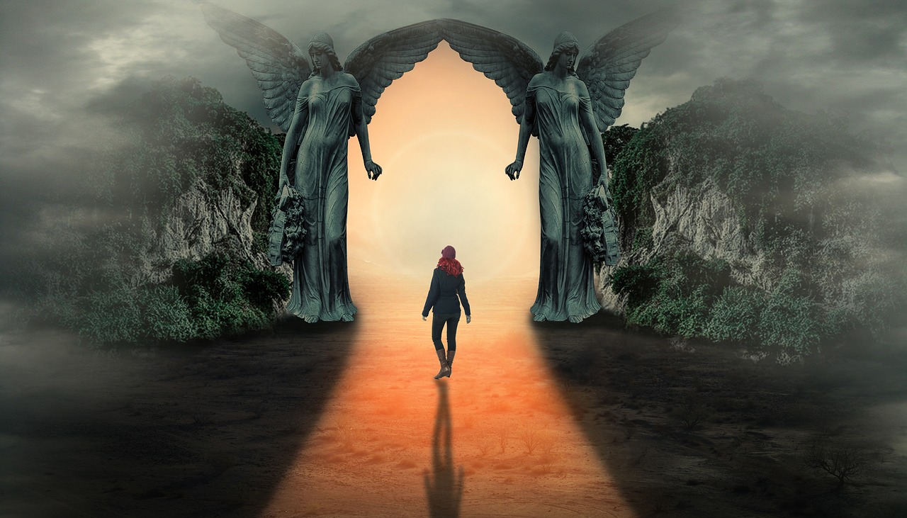 manipulation  angel  gate free photo