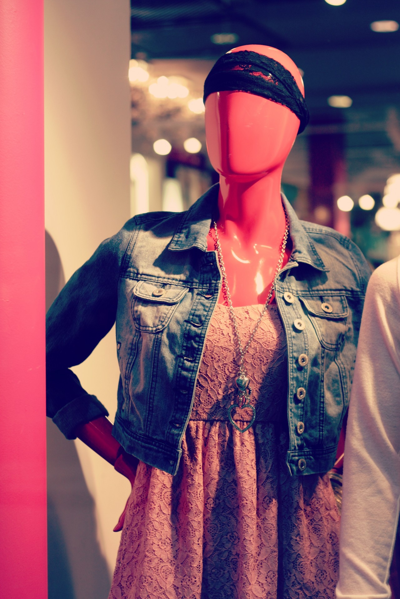 mannequin pink department store free photo
