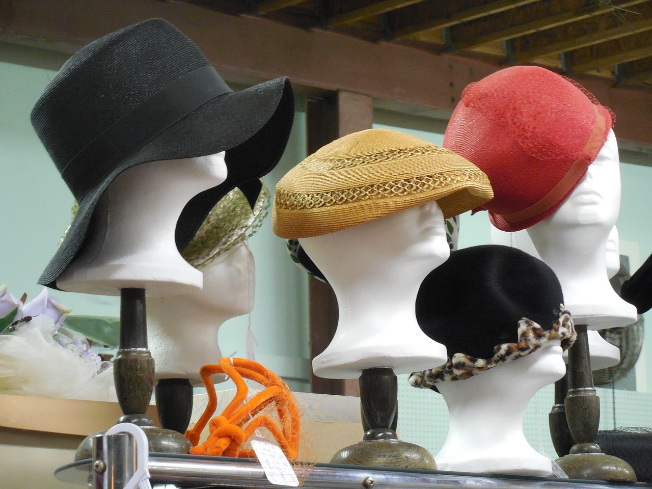 mannequin hats fashion free photo