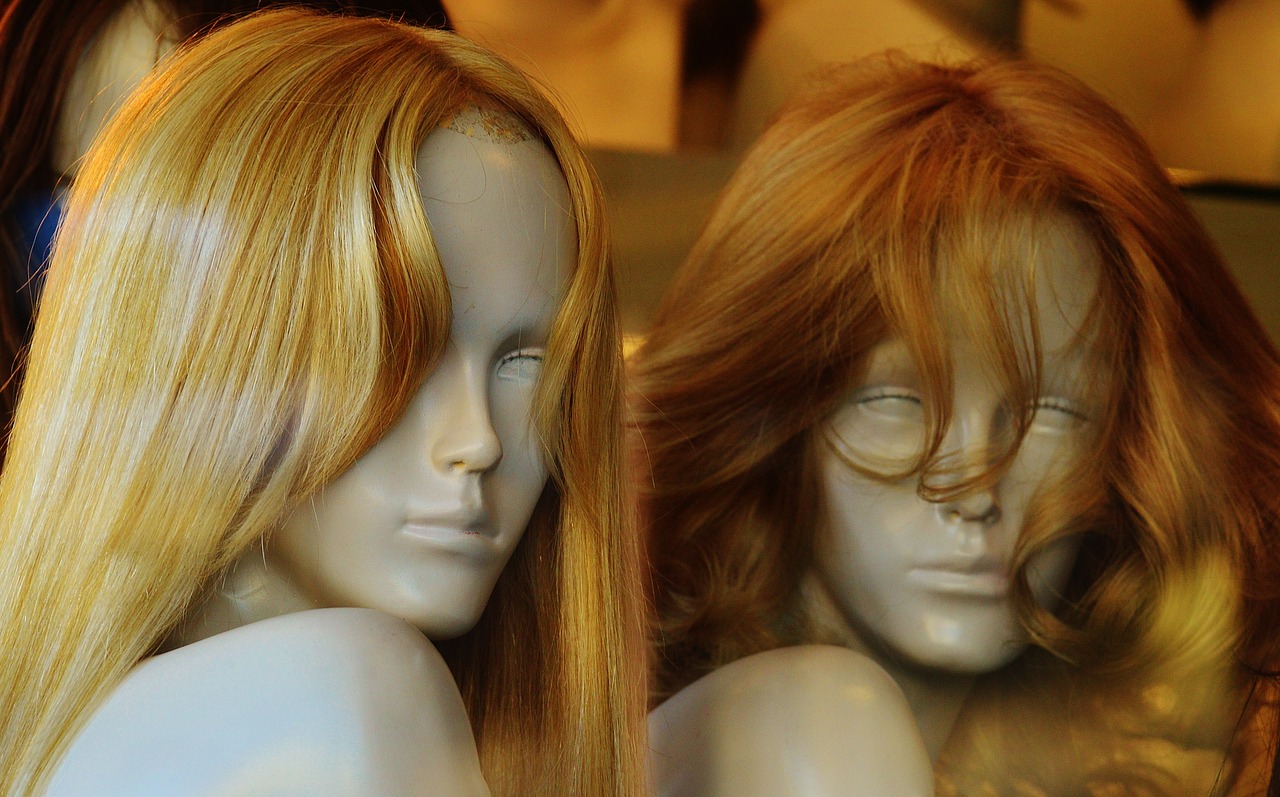 mannequins wig hair free photo