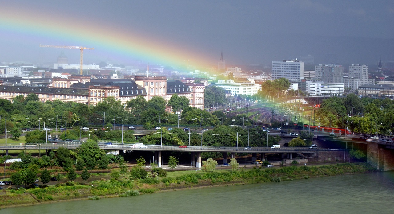 mannheim rainbow mood free photo