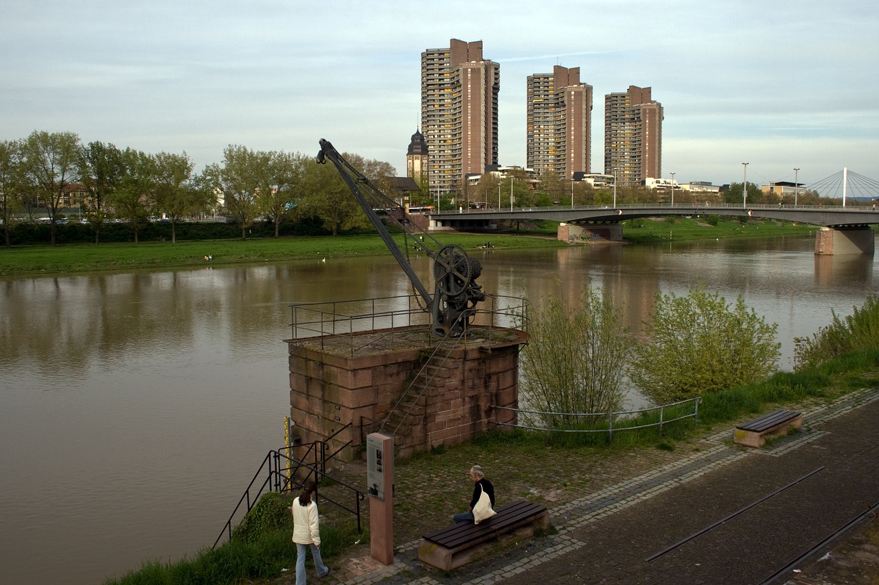 mannheim neckar ship free photo