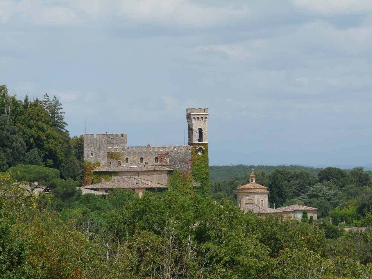 manor tuscany holiday free photo