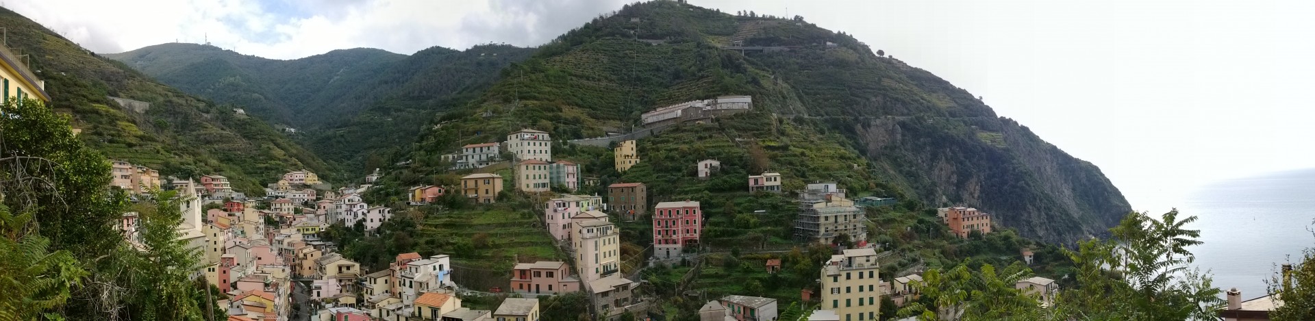 manarola panorama italy free photo