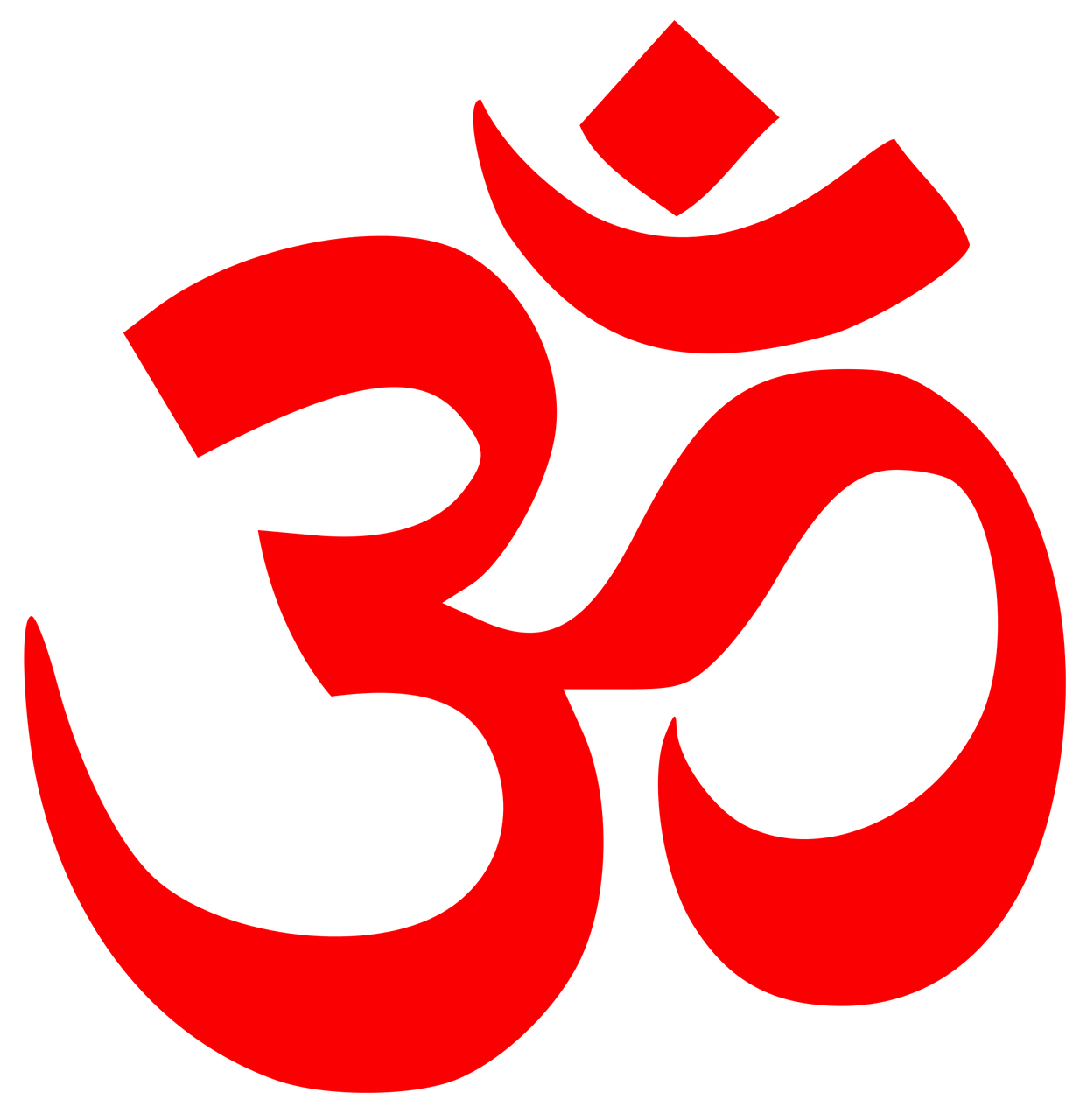 mantra om at m sacred syllable free photo