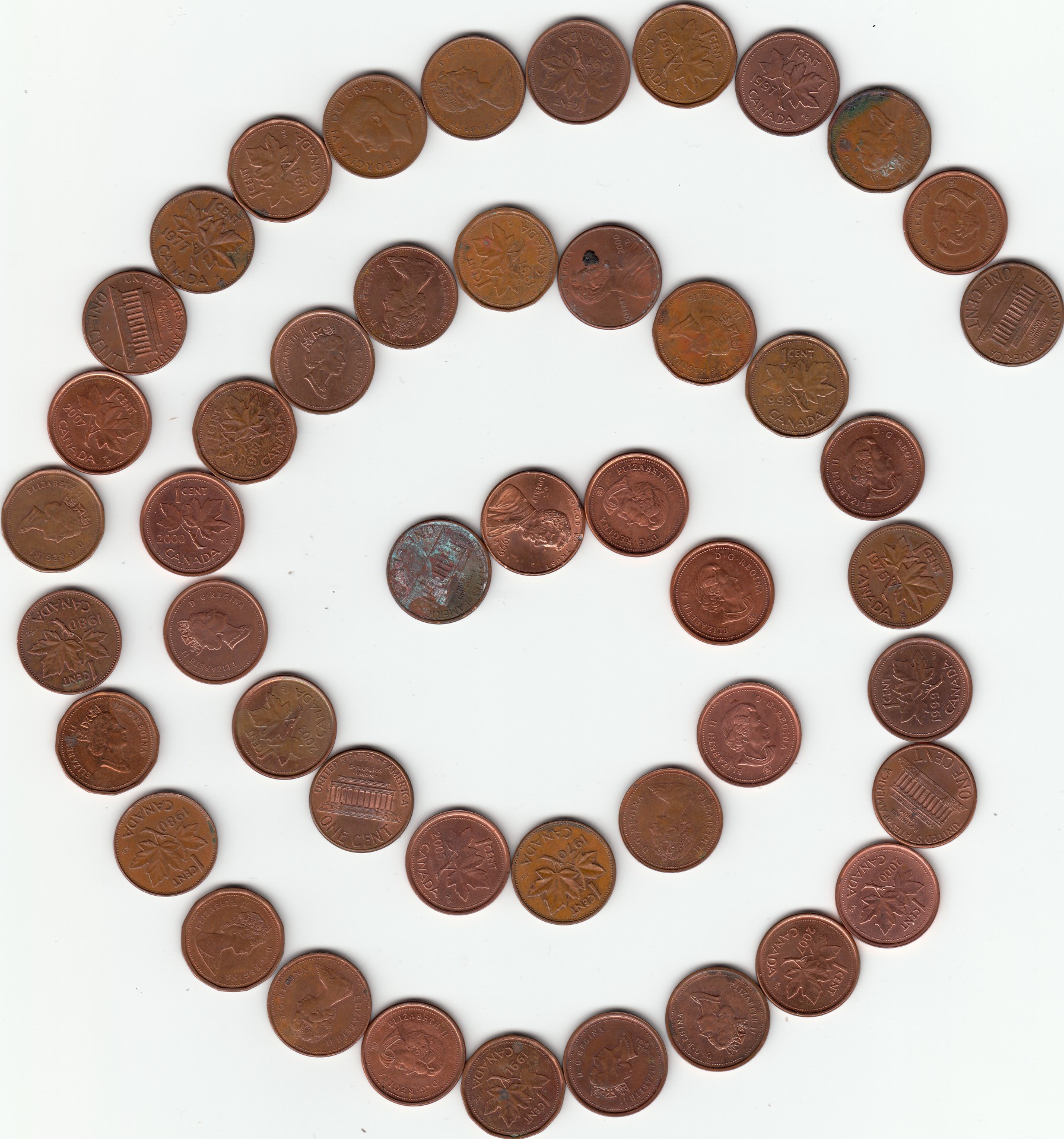 pennies penny coins free photo