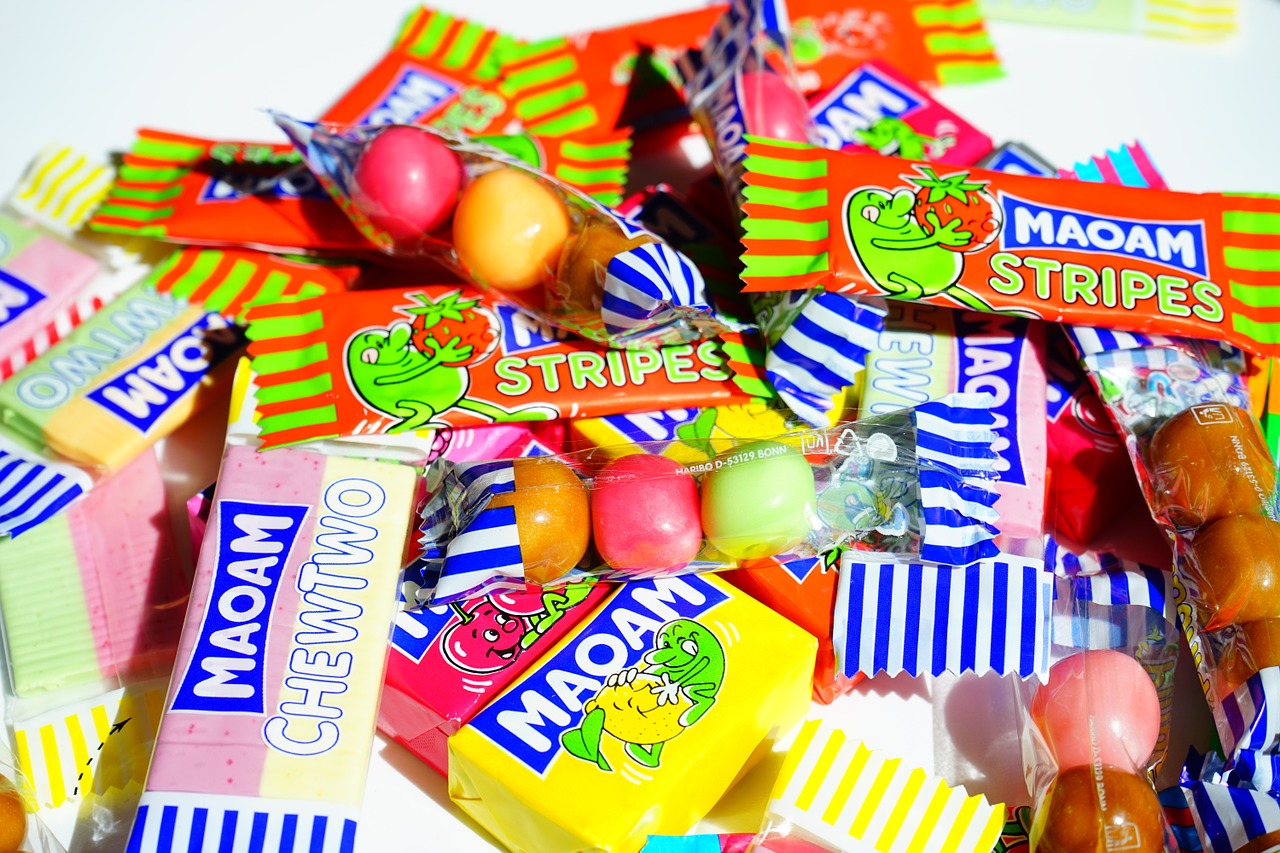 maoam chewy candy sweetness free photo