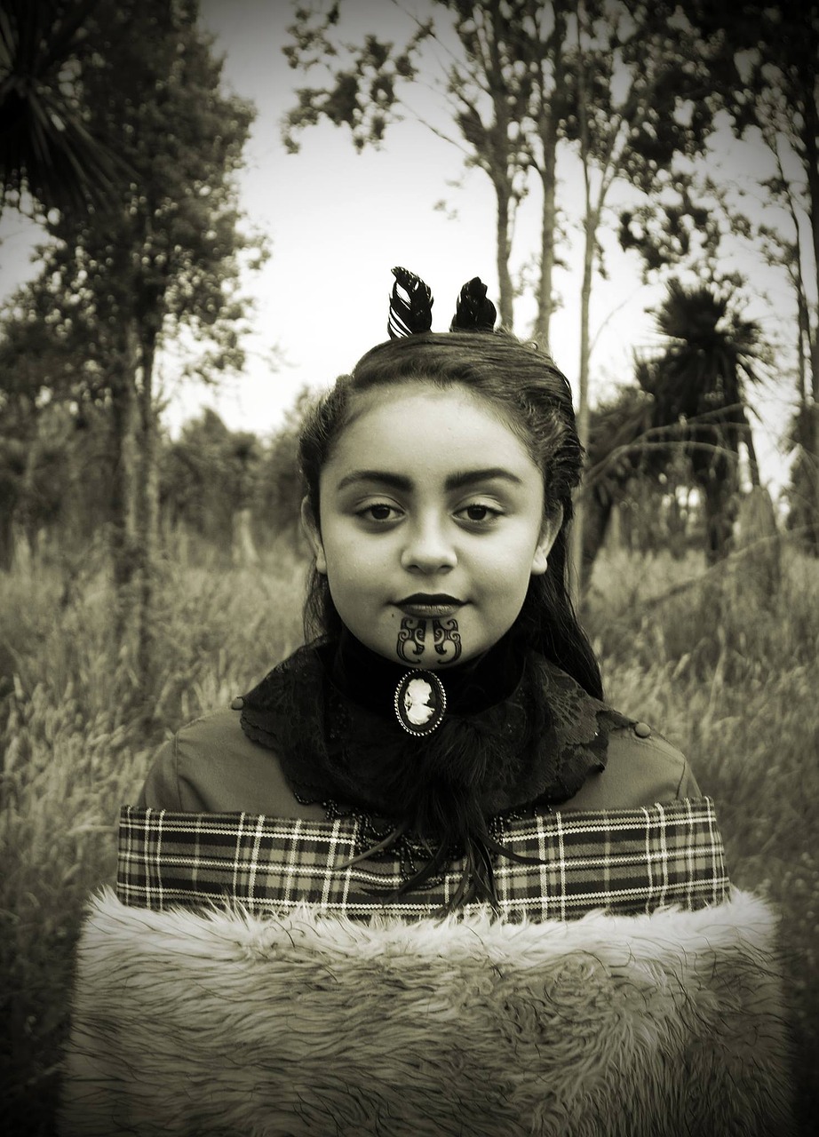 girl maori tradition free photo