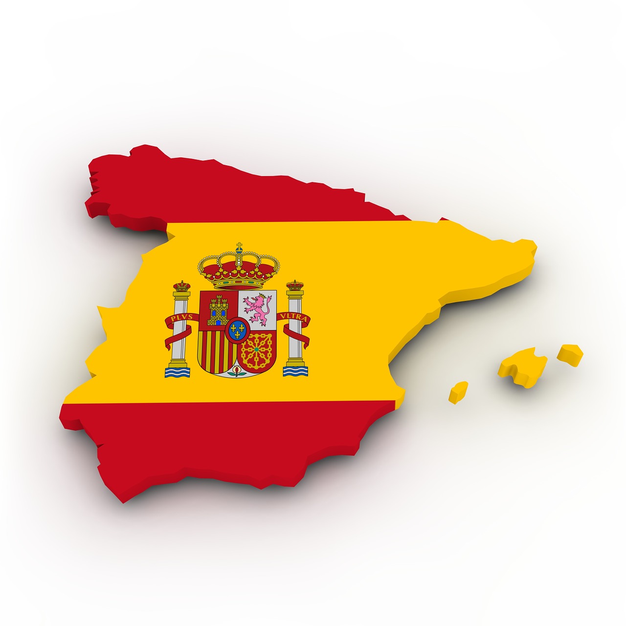 map spain flag free photo