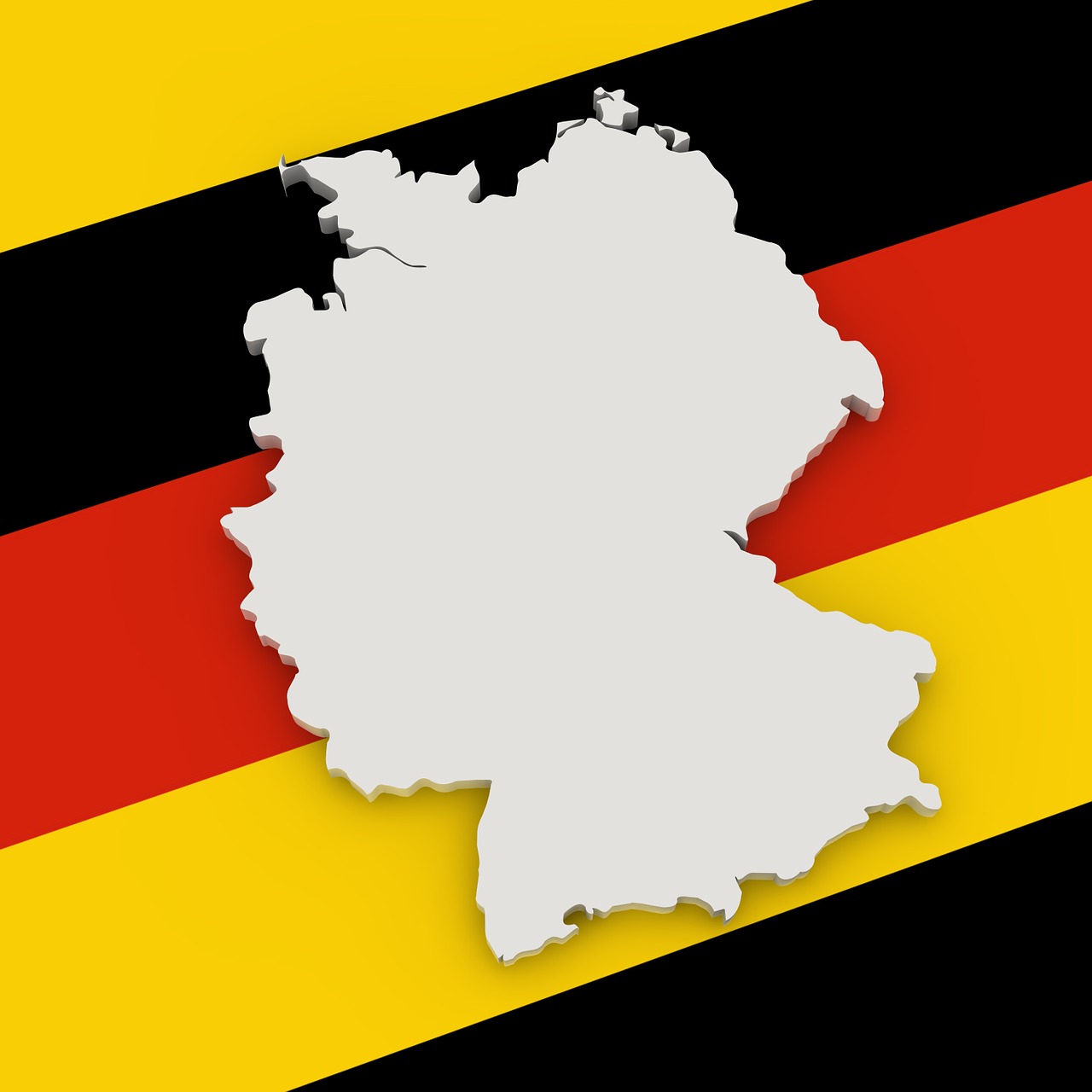 map germany flag free photo