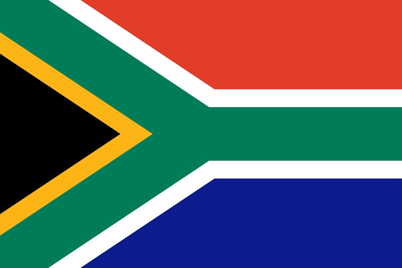 map south africa flag free photo