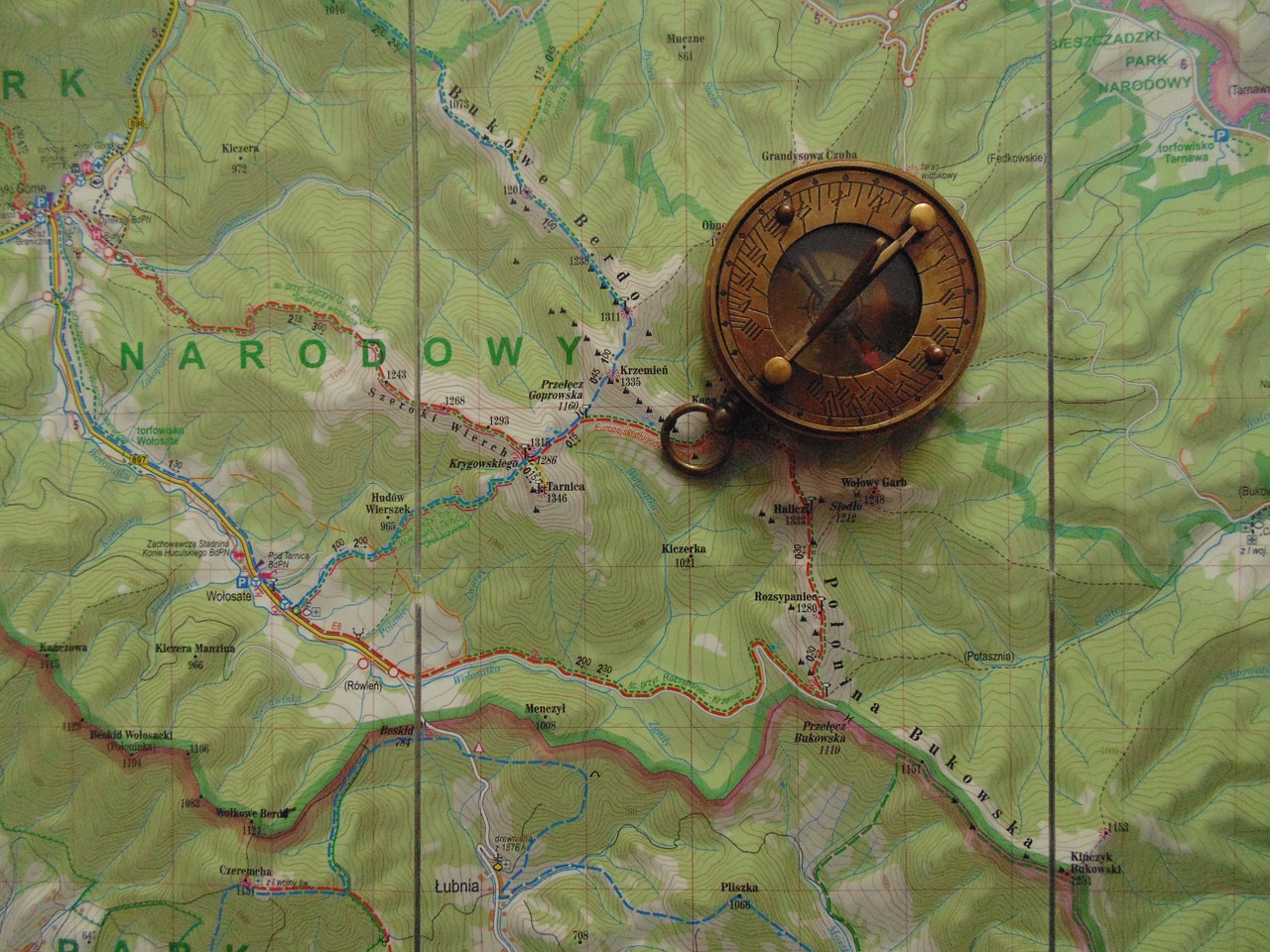 map compass travel free photo