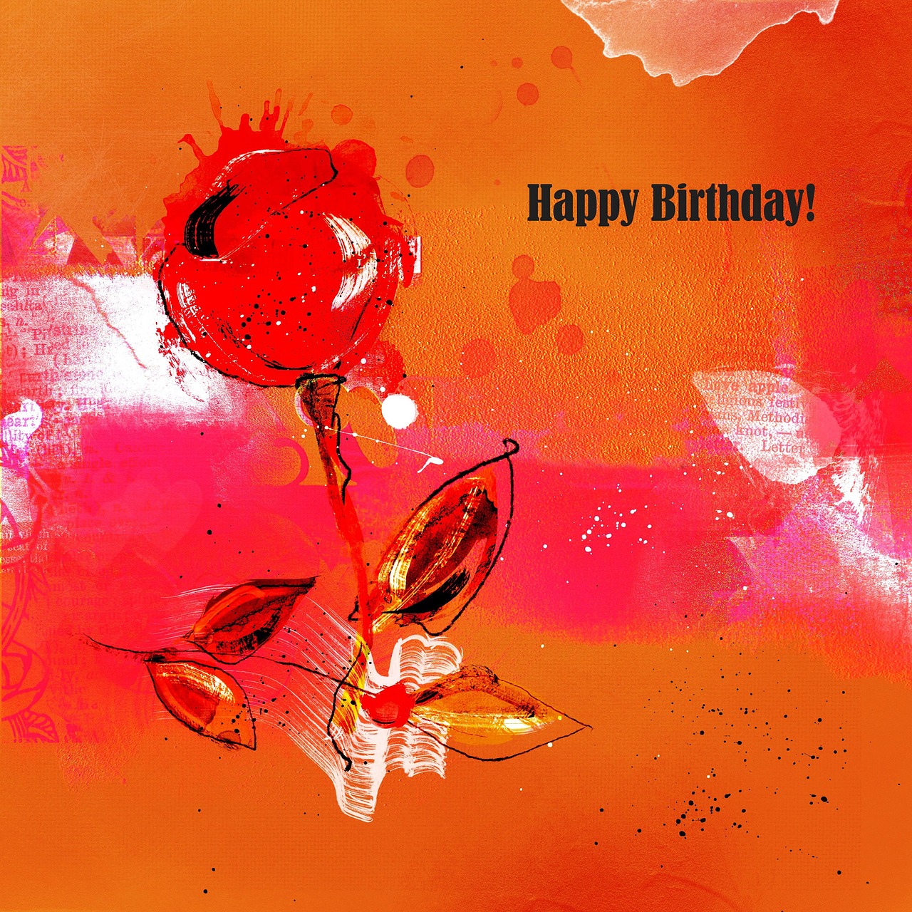 map greeting card birthday free photo