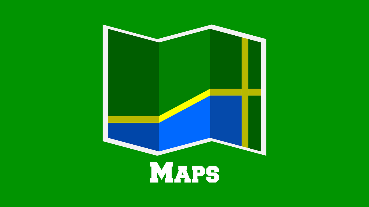 map green graphic free photo