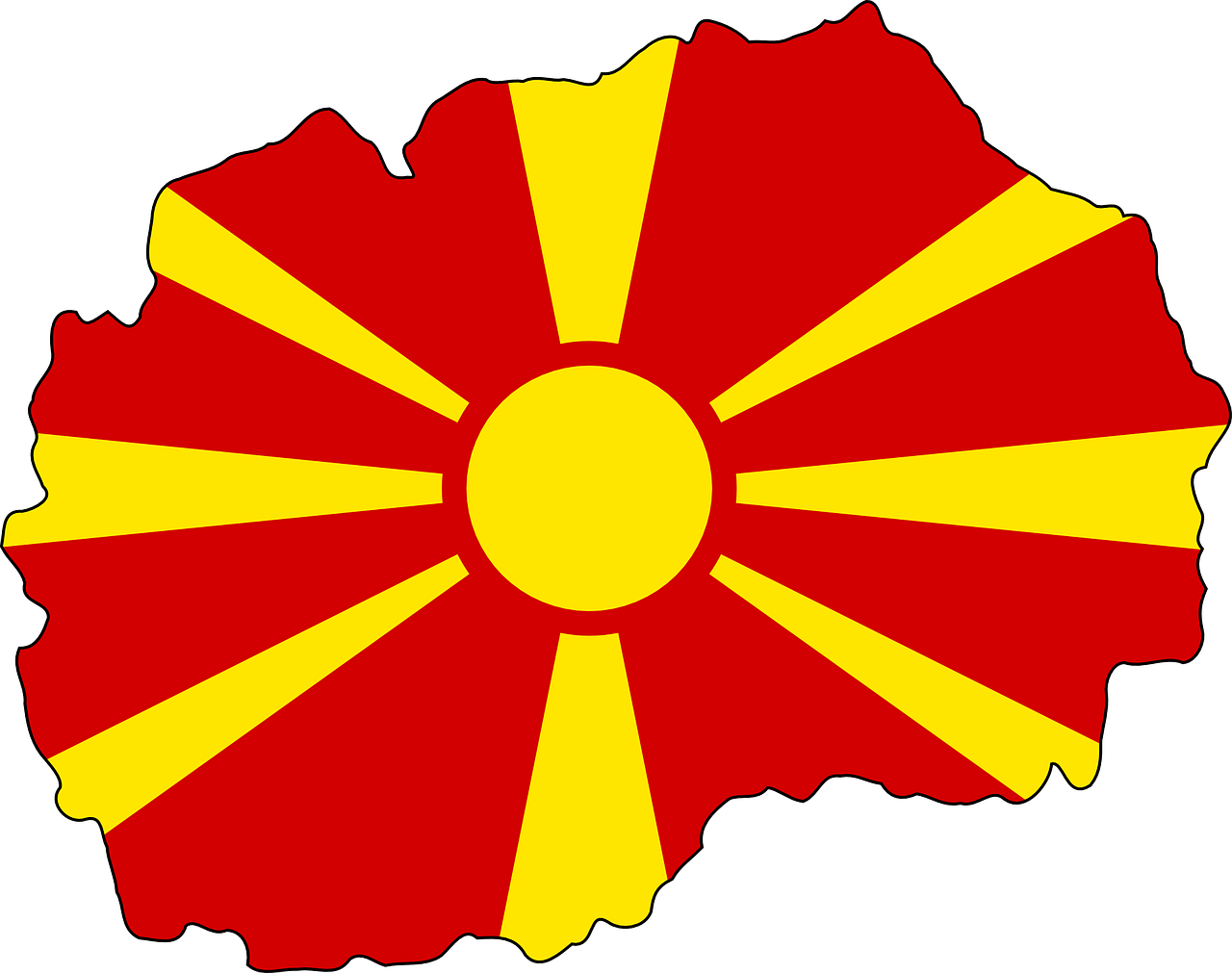 map flag macedonia free photo