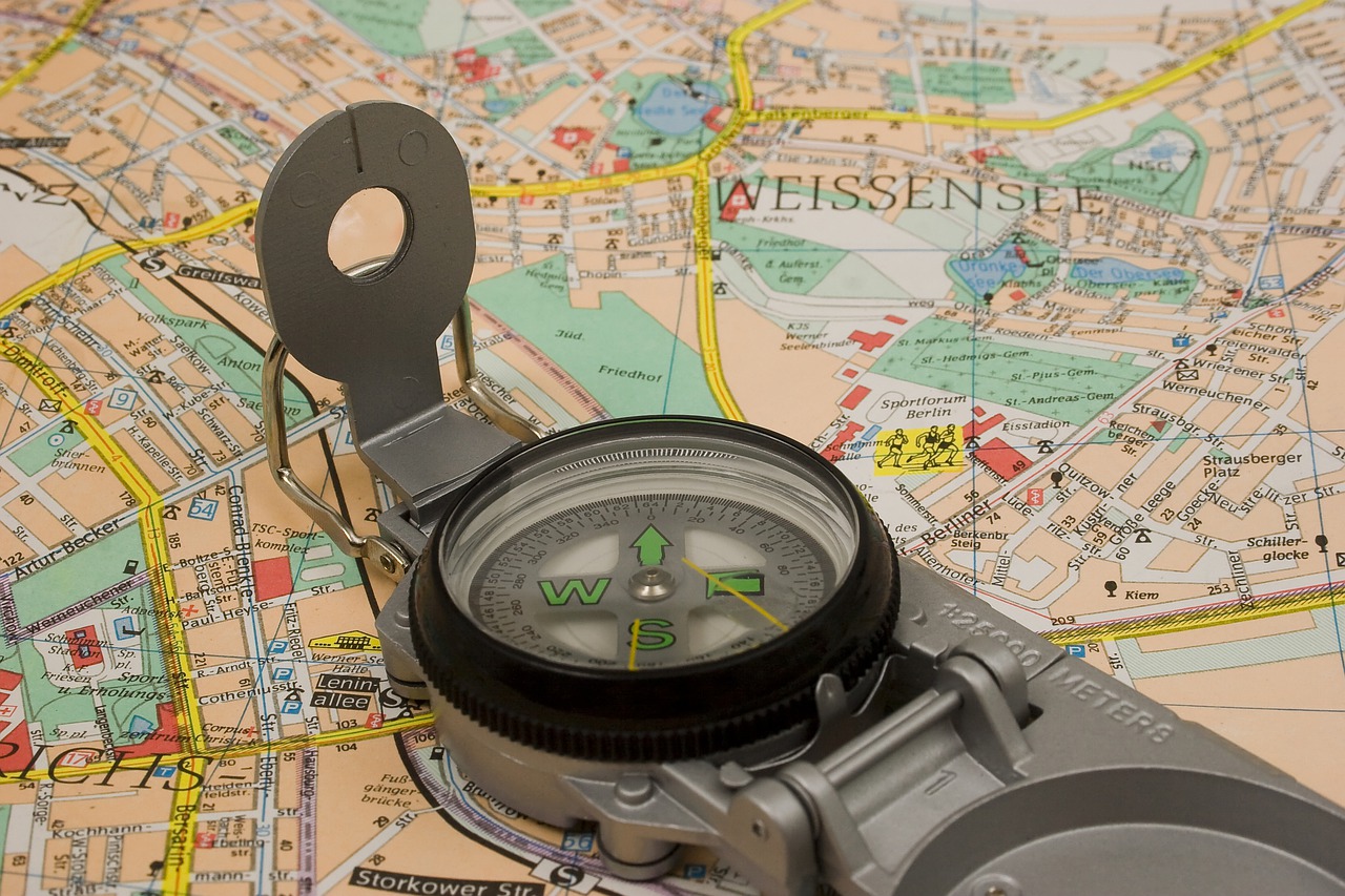 map  compass  travel free photo